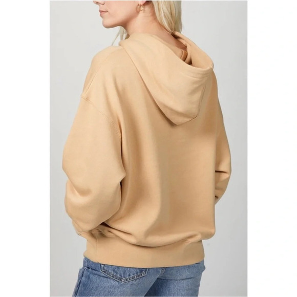 NWT WeWoreWhat Oversized Hoodie Jacket Tan Brown Revolve Danielle Bernstein New - Picture 2 of 6